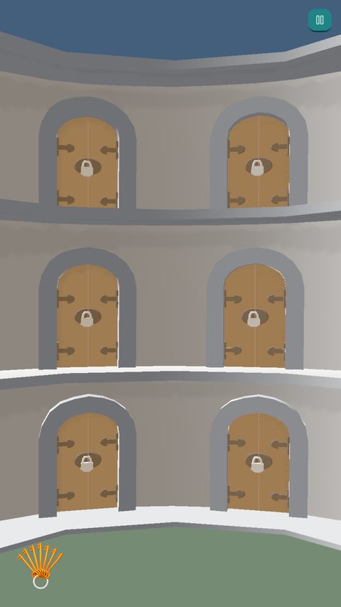 Doors: pick the door the key will open